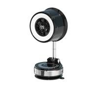 Générique Personal Cooling Fan - USB Rechargeable 199 Speeds LED Lamp