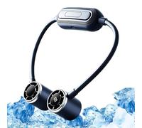 Générique Personal Fan Neck - 5 Speeds 1800mAh Battery LED Display Device