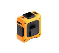 Générique Personal Fans Portable Rechargeable, Mini Wearable Waist Fan and Shirt Fan & Power Ban, with Desktop Stand, Turbo Airflowm, Usb Rechargeable,for Outdoor, Travel, Work (Orange 8000 mAh)