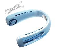 Générique Personal Neck Fan 5 Speeds Small Digital Display Low Noise