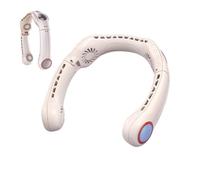 Générique Personal Neck Fan - Foldable 3 Speeds Hands-Free Rechargeable
