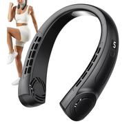 Générique Personal Neck Fan Wearable Bladeless 5 Speeds USB Rechargeable