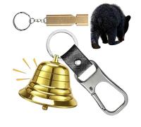 Générique Personal Safety Alarm - High Decibel Warning Tool, Bear Whistle, Compact Signaling Device, Animal Area Security, Outdoor Hiking Gear, Communication, Small Keychain Size