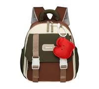 Générique Personalized Kids Backpack - Embroidered School Bag for Boys and Girls, from Preschool to Elementary School, Travel and School Bag (Brown, One Size)