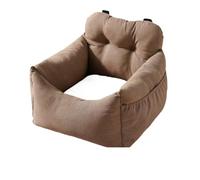 Générique Pet Bed, Cage de Voiture for Chien Pratique, Mignonne et Portable, for Animaux de Compagnie, Chaude, sûre et Confortable,for Pets(Tea Brown)