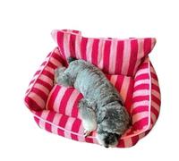 Générique Pet Bed, Canapé-lit Amovible for Animaux de Compagnie, nid Douillet en Imitation Polaire d'agneau for Chats et Chiens, Doux for la Peau, Confortable et Chaud en Hiver.,for Pets(B)
