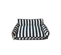 Générique Pet Bed, Canapé-lit/Fauteuil for Chien/Chat en Polaire Douce Imitation Cachemire de 79 cm (2,6 pi) avec Rembourrage en Coton PP 3D SF184,for Pets(M-Black Stripe)
