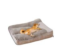 Générique Pet Bed, Chenil for Chien Quatre Saisons Universel Grand Tapis de Couchage Amovible lit d'hiver for Animaux de Compagnie,for Pets(Silver Gray,XL)