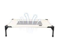 Générique Pet Bed | Elevated Pet Bed | Raised Dog Bed | Dog Bed | Indoor Pet Cot | Powder-Coated Steel Frame Pet Sleeping Tool for Picnic Indoor Outdoor Camping and Training