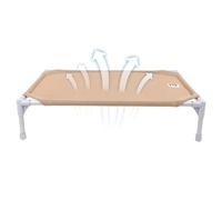 Générique Pet Bed | Elevated Pet Bed | Raised Dog Bed | Dog Bed | Indoor Pet Cot | Powder-Coated Steel Frame Pet Sleeping Tool for Picnic Indoor Outdoor Camping and Training