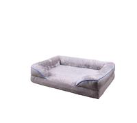 Générique Pet Bed, Lit d'hiver for Chien et, canapé en Mousse à mémoire de Forme for Sommeil Profond, Petit, Moyen Grand carré, Tapis Chaud épais, Produits for chenil,for Pets(1,L Suitable5-25kg)