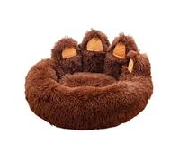 Générique Pet Bed, Lit Moelleux for Chien, Grand Produit Chaud d'hiver for Animaux de Compagnie, Tapis de chenil, Fournitures for Chiots et Chats, Panier Couverture,for Pets(Brown(Bears Paw Nest,L)