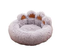 Générique Pet Bed, Lit Moelleux for Chien, Grand Produit Chaud d'hiver for Animaux de Compagnie, Tapis de chenil, Fournitures for Chiots et Chats, Panier Couverture,for Pets(Gray(Bears Paw Nest),M)