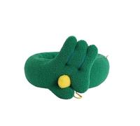 Générique Pet Bed, Lit Ouvert for Chat, Chaleur hivernale, Coussin for Chien, Fournitures Semi-fermées for Animaux de Compagnie,for Pets(Forest Green)