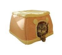 Générique Pet Bed, Niche for Animaux de Compagnie entièrement fermée : lit Chaud for Chat et Chien en Hiver,for Pets(No Heat Pink)
