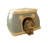 Générique Pet Bed, Niche for Animaux de Compagnie entièrement fermée : lit Chaud for Chat et Chien en Hiver,for Pets(No Heat Blue)