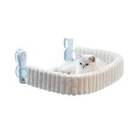 Générique Pet Bed, Nid d'hiver for Chat Creative Cloud, hamac à Ventouse for fenêtre, Plateforme en Verre, lit Suspendu Doux et Confortable for Animaux de Compagnie,for Pets(Hairless)