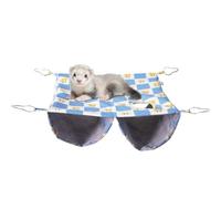 Générique Pet Cage Hammock, x40x15cm Indoor Ferret Sleep Bed Nest, Multi-Sided Opening Design, 15.75x5.91 in Cozy Hanging Animal Sleeping Tool for Cage Or Room Corner