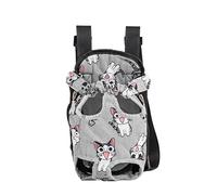 Générique Pet Carrier Backpack, Cat Carrier Bag with Leg Holes, Easy-fit Chest Carrier for Small Dogs Cats Puppies (Large,B-Cat)