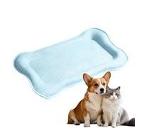 Générique Pet Cooling Mat - 42x58x1cm Bone Shape | Washable Portable