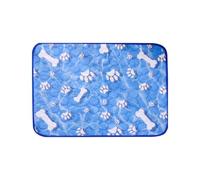 Générique Pet Cooling Mat | Bone Pattern Dog Cooling Mat Outdoor
