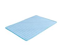 Générique Pet Cooling Mat - Cloth, 27x19 inches, Breathable Washable Mattress | Non-Slip Portable Cooling Pad for Puppy, Cat, Kennel, Crate, Outdoor Travel, Backyard, Apartment, Camping, Indoor Use