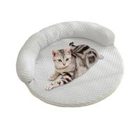 Générique Pet Cooling Mat, Cold Bed for Dogs, 50x50cm/19.69x19.69 inches Washable Ice Silk Cushion, Breathable Quick-Cool Fabric, Portable Lightweight Pad for Car Travel Picnic Backyard Recovery