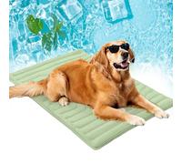 Générique Pet Cooling Mat, Cooling Mat for Dogs Cats, 2025 Upgraded Dog Cooling Mats, Non-Slip, Washable and Instant Cool (Green,XL(60" D x 40" W))