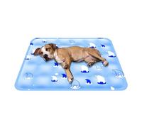 Générique Pet Cooling Mat, Dog Cool Blanket, Washable Foldable Pad, Summer Heat Relief Bed for Indoor Outdoor Travel Car Crate Patio Balcony Beach Use, Lightweight Breathable Fabric for Cats Dogs