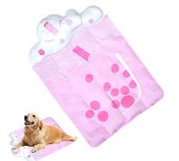 Générique Pet Cooling Mat, Dog Gel Cooling Bed, Pressure Activated Cold Gels and Foldable Lightweight Design, Waterproof Sleeping Pad for Hot Days Sofa Car Seat Kennel Backyard