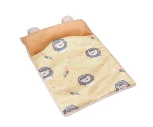 Générique Pet Cooling Mat - Dog Ice Bed with Pillow, Breathable Heat Relief Cushion, Soft Sleeping | Crate Cage Kennel Car Bedroom Indoor Outdoor Post Exercise Summer Comfort for Small Medium