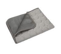 Générique Pet Cooling Mat, Dog Sleeping Blanket, Waterproof Ice Silk Pad, Ergonomic Breathable Bed, Ideal for Outdoor Indoor Summer Use, 39.37x27.56 inches, Blue Gray Color, 1 Piece