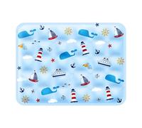 Générique Pet Cooling Mat for Dogs and Cats Summer Gel Ice Pad Reusable Cool Sleeping Mat Heat Relief Pad Puppy Kitten Cooling Bed Kennel Crate Sofa Ṕad