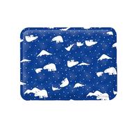 Générique Pet Cooling Mat for Dogs - Summer Chill Pad for Heat Reduction | Breathable Fabric with Cooling Gel Core Technology, Foldable Lightweight Design for Crate Couch Floor Use