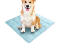 Générique Pet Cooling Mat - Portable Dog Cool Mat | Cat Cooling Sleeping Blanket | Multifunctional Pet Kennel Mattress, Hot Weather Supplies for Lawn Park Picnic Balcony Beach Living Room, 40x40cm