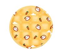 Générique Pet Cooling Mat, Round Cat Bed Cushion, 17.72x17in Portable Sleeping Pad, Breathable Summer Design, Soft Anti-Heat Surfaces for Kittens, Small Animals, Indoor, Car, Travel