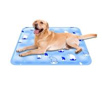 Générique Pet Cooling Mat, Summer Pet Blankets, 19.7x15.7 inch Bedding with Foldable Build, Cooling Bed, Pressure-Activated Fabric with Breathable Design, Travel Gear for Car and Patio