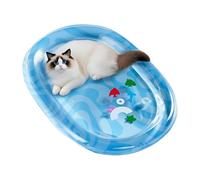 Générique Pet Cooling Water Mat for Cats and Small Dogs, Soft Portable Mattress Pad for Summer Heat Relief, Waterproof Indoor Floor Bed for Travel, Car Seats, Crates, Lounging Spaces