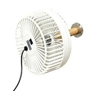Générique Pet Crate Fan | 2-speed Quiet Usb Charging Cage Mount