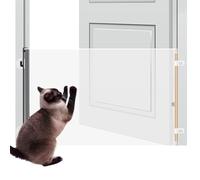 Générique Pet Door - Retractable Safety Barrier and Cat Proof for Stairs | Adjustable Width Pet for Doorways, Hallways, Porch, Kitchen, Living Room, Bedroom | for Dogs, Puppies, Cats, Kittens, Bu