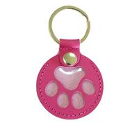 Générique Pet Hair Keepsake, Leather Paw Key Chain Memorial, Thoughtful Pendant, Compact and Wearable for Family, Ceremony, Birthday, Travel, Display, 3.62x2.36 inches, Multicolor