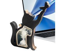 Générique Pet Hair Keepsake - Wooden Cat Figurine Memorial Ornament | Sympathy Memorial Dog Ashes Urn For Remembrance Sympathy Pet Loss Bookshelf Living Room Home Decor Memory Display Keepsake