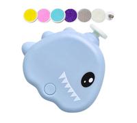 Générique Pet Nail Grinder - 2 inch Electric Rechargeable Pet Nail Trimmer | Abs Metal Grinder - Dinosaur Shaped Nails Trimmer with 3 Speed Modes and Safe Type C Charging for Grooming Puppies Kittens