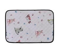 Générique Pet Potty Training Mat, Water Absorbent Pee Mat, Car Kennel Floor Protection, Versatile and Long Lasting, for Use in Car, Kennels, Crates, and Other Areas, 27.56x19.69 inches