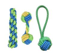 Générique Pet Rope Toy, Dog Tug of War Rope, Bite-Resistant Chew Toy, Compact Teeth Cleaning Puppy Plaything, Interactive Play & Training Accessory, for Indoor & Outdoor Use