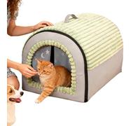 Générique Pet Shelter - Cat Dog House for Play Comfort | Cloth with Removable Nest, Washable Tent Bed, Indoor Living Room Bedroom Use, Suitable for Puppies Kittens Small Animals