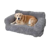 Générique Pet Sofa Bed All Season with Removable Cover - PP Cotton Velvet S M L Sizes 45-65cm - Washable Dog Cat Couch for Small Medium Large Pets - Soft Warm Puppy Bed