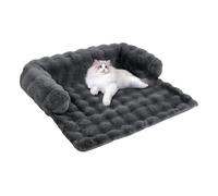 Générique Pet Sofa Bed - Plush Soft Design Comfortable Cushion, Furniture Protector, Dog Mat, Indoor Resting Pad | Pet Bed for Bedroom Home Play Area Apartment Daily Relaxation