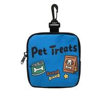 Générique Pet Treat Pouch - Portable Waist Pack 15x12 cm | Small Dog Snack Storage Bag for Puppies Small Medium Large Dogs Outdoor Walking Travel Hiking Adventure Training