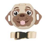 Générique Pet Treat Pouch, Silicone Dog Shape Cat Snack Bag, Magnetic Closure Holder with Adjustable Waist Belt, Leak Proof Training Reward for Walk, Outdoor, Park, Travel, Obedience School
